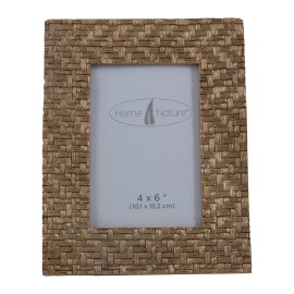 Home Nature portarretrato woven color café 4*6'