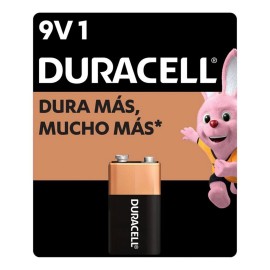 Pila Duracell Alcalina 9v