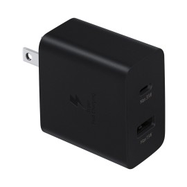 Cargador Dual Samsung Carga Súper Rápida de 35w Tipo-C