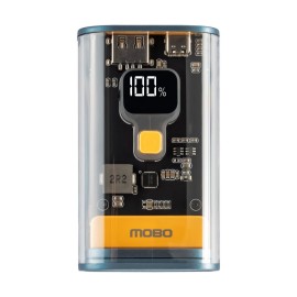 Batería 10000 Mah 3A/22.5W Gris Cyber Portátil