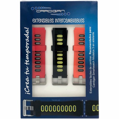 Set de extensibles intercambiables Cardigan para smartwatch Cardigan