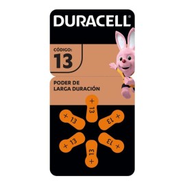Pila Duracell Auditiva 13 C/6
