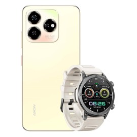 Celular ZTE Axon 60 256GB Celular Dorado R9 (Telcel) + Watch HM37