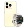 Celular ZTE Axon 60 256GB Celular Dorado R9 (Telcel) + Watch HM37