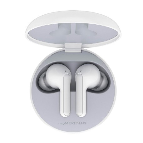 LG TONE Free FN5W - Audífonos Inalámbricos Bluetooth con Carga Inalámbrica - Blancos