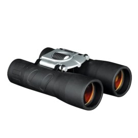 Binocular básico con aumentos de 10x25 de puente plateado