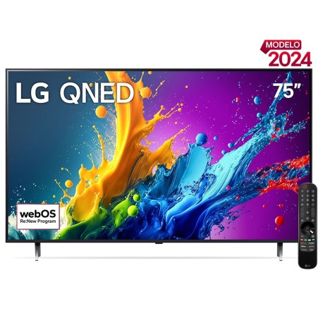 Pantalla LG 75 Pulgadas 4K ThinQ 75QNED80TSA