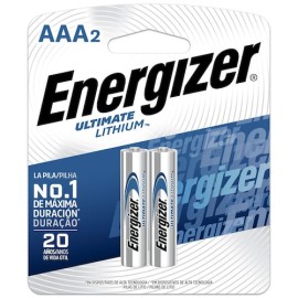 Pila Energizer litio AAA 2 piezas