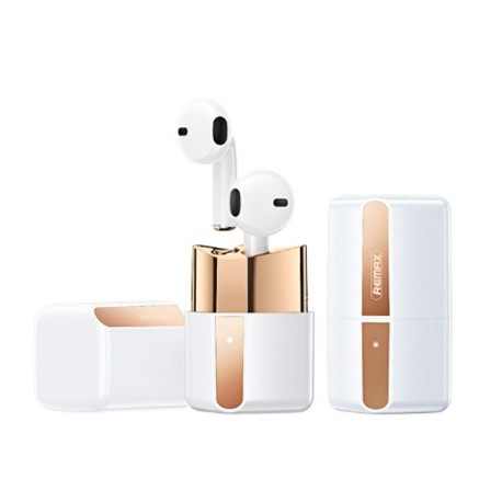Audífonos Remax Lipstick TWS-5 blanco