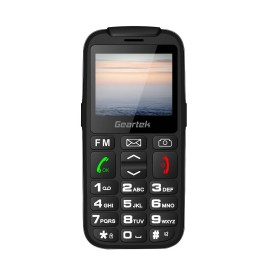Teléfono celular Geartek libre T50 negro