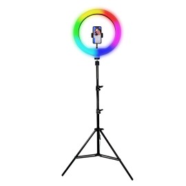 Aro de Luz RGB C/Tripie Extra Largo