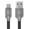 Cable Mobo Lighting Caucho Negro 2 M